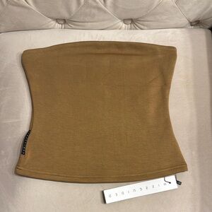 Missguided Tan Tube Top